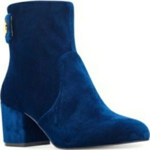 Nine West Velvet Booties